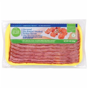 Save $0.50 on Simple Truth Uncured Hardwood Smoked Turkey Bacon