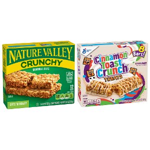 SAVE $0.50 on 2 Nature Valley, Fiber One/Protein One, General Mills Cereal Bars Multipacks