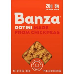 Save $1.00 on 2 Banza Chickpea Pasta or Rice