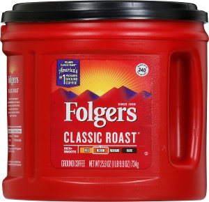 $5.99 Folgers Large Can Coffee