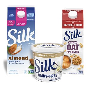 Save 20% off Silk Milk, Yogurt and Coffee Creamer PICKUP OR DELIVERY ONLY