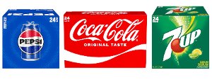 $7.99 Coca-Cola, Pepsi or 7UP