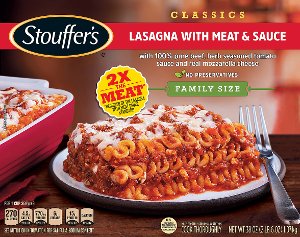 $7.99 Stouffer's Family Size Entrees