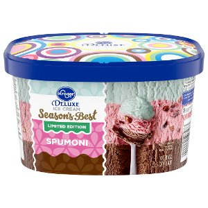 Save $0.75 on Kroger Deluxe Spumoni Ice Cream