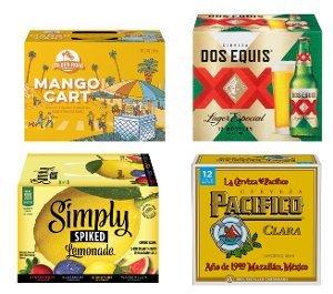 $14.99 Pacifico, Golden Road, Simply Spiked, Dos Equis or Cantaritos
