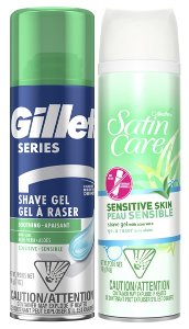 Save $1.00 on Gillette Series & Satin Care Shave Gels