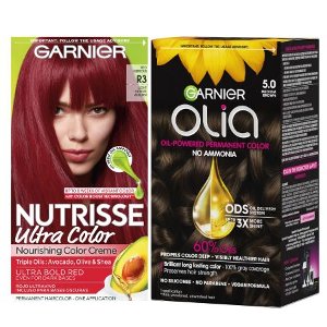 Save $4.00 on 2 Garnier® Nutrisse®, Color Reviver or Olia® hair color products