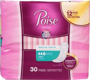 $4.99 Poise Liners or Pads
