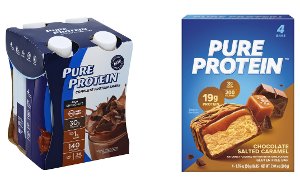 $5.99 Pure Protein Bars or Shakes