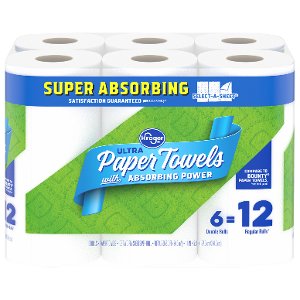 $5.99 Kroger Ultra Paper Towels