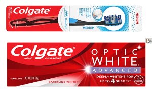 $3.99 Colgate Optic White Advanced Toothpaste or 360 Toothbrush