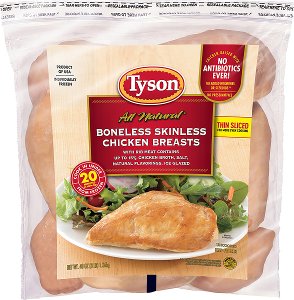 $7.99 Tyson Chicken Breasts