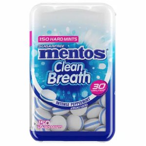 Save $0.50 on Mentos Cleanbreath Mints