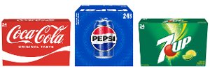 $9.99 Coca-Cola, 7UP or Pepsi