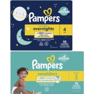 Save 10.00 on Pampers Swaddlers Overnight Diapers