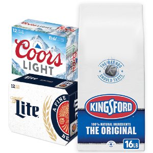 Save $4.00 on Miller Lite or Coors Light AND KINGSFORD Charcoal