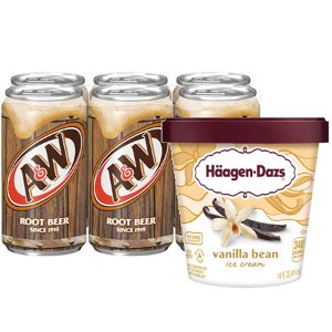 save 1 00 on one 1 a w 6 pk bottles or mini cans when you buy any one 1 hagen dazs 14oz Kroger Coupon on WeeklyAds2.com