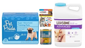Save 20% off Abound, Luvsome, Pet Pride and Nature's Song select pet items PICKUP OR DELIVERY ONLY 