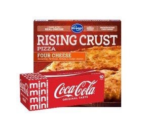 save 1 50 on coca cola when you buy kroger brand frozen pizza Food-4-less Coupon on WeeklyAds2.com