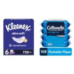 save 1 00 on kleenex bundles or cottonelle flushable wipes Frys Coupon on WeeklyAds2.com