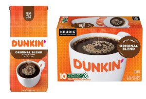 5 99 dunkin coffee or k cups Kroger Coupon on WeeklyAds2.com