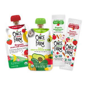 save 1 on once upon a farm baby food pouches yogurt and oat bars pickup or delivery only Kroger Coupon on WeeklyAds2.com