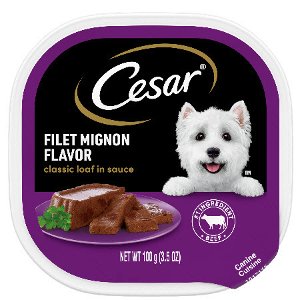 save 1 00 on 6 cesar single serve wet trays Food-4-less Coupon on WeeklyAds2.com