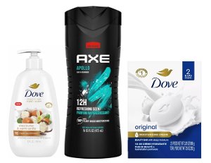 save 2 off 1 axe body wash dove hand wash or dove bar soap Kroger Coupon on WeeklyAds2.com