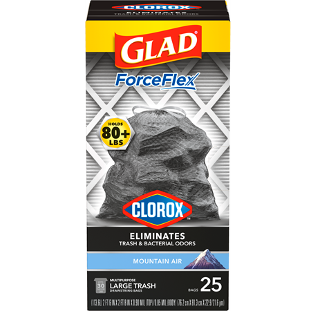 save 1 75 on glad drawstring forceflex large trash bags Kroger Coupon on WeeklyAds2.com