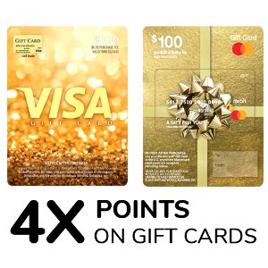 Get 4x POINTS
