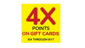 Get 4x POINTS