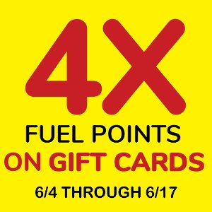 Get 4x FUEL POINTS