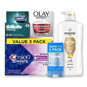 Spend $25 Save $5 on Select Olay, Gillette, Old Spice, Crest, Pantene PICKUP OR DELIVERY ONLY 