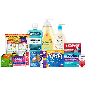 Save 20% on Listerine, Band Aid, Zyrtec, Johnson's Baby, Tylenol, Desitin PICKUP OR DELIVERY ONLY