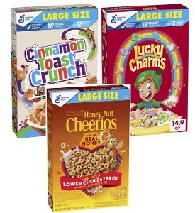 Save 20% on General Mills Large Size Cereal PICKUP OR DELIVERY ONLY