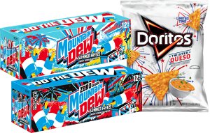 Spend $20 SAVE $5 on participating Doritos TM and Dew TM 