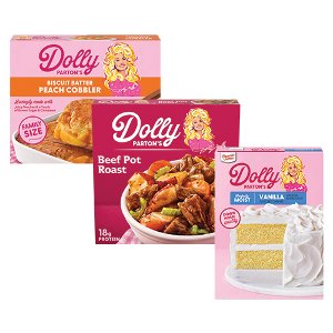Save 20% on any Dolly Parton Baking Mix, Frozen Dessert or Meals PICKUP OR DELIVERY ONLY
