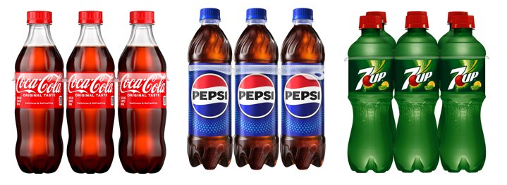 $3.49 Coca-Cola, Pepsi or 7UP