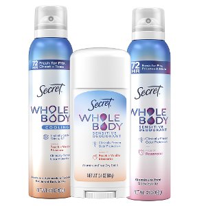 save 3 00 on secret body cream stick spray Harris-teeter Coupon