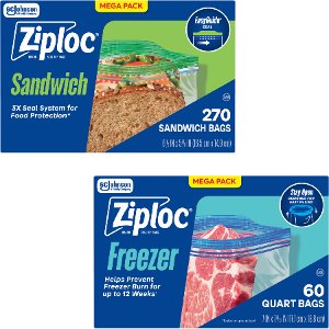 save 4 50 on 2 ziploc Food-4-less Coupon