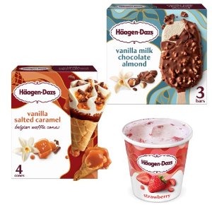 save 2 on haagen dazs ice cream ice cream bars and ice cream cones pickup or delivery only Kroger Coupon