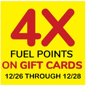 get 4x fuel points Food-4-less Coupon