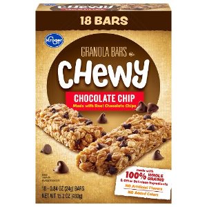 save 0 50 on kroger chewy granola bars Food-4-less Coupon