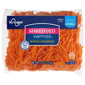 save 0 50 on kroger shredded carrots Food-4-less Coupon