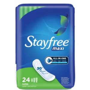 save 0 50 on stayfree pads Food-4-less Coupon