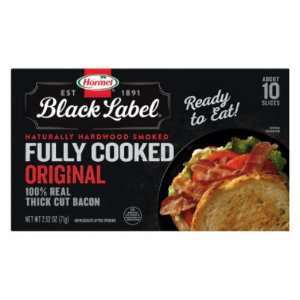 save 1 00 on black label or natural choice fully cooked bacon Food-4-less Coupon