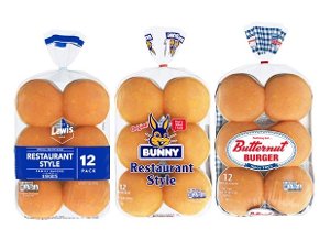 2 79 lewis bakery bunny and butternut hamburger buns pickup or delivery only Frys Coupon