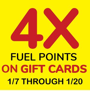 get 4x fuel points Kroger Coupon