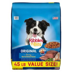 save 5 00 on kibbles n bits dry dog food Food-4-less Coupon