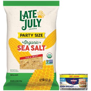 save 20 on late july chips 7 4 14 75 oz swanson chicken 12 5 oz pickup or delivery only Fred-meyer Coupon